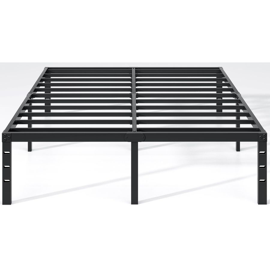 Canopy Bed Frame Metal Queen - โครงเตียงโลหะ NEW JETO, โครงเตียงขนาดควีนไซส์พร้อมพื้นที่เก็บของ, ฐานรองที่นอนแข็งแรงทนทาน, ประกอบง่าย,