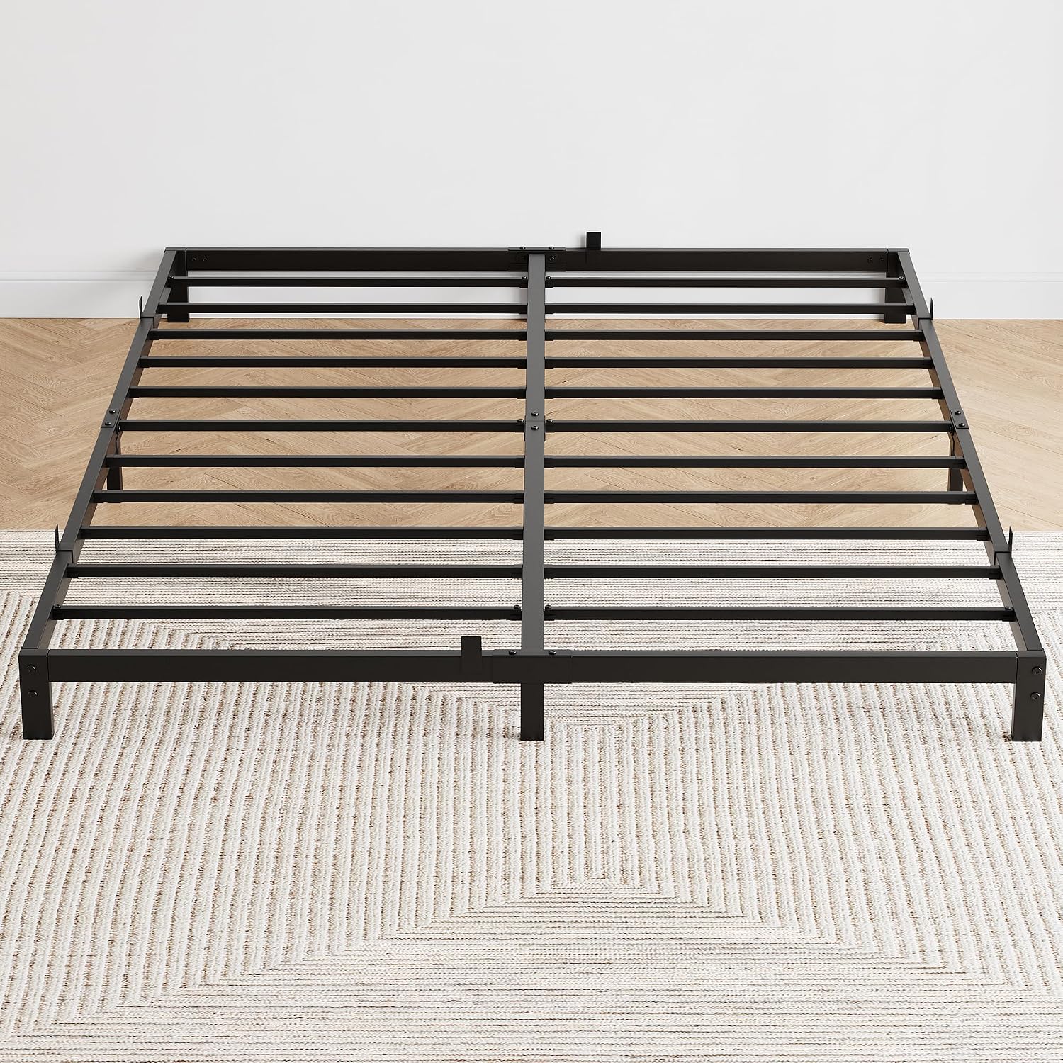 Canopy Bed Frame Metal Queen - โครงเตียงเหล็กขนาดควีนไซส์ Garvee ขนาด 6 นิ้ว แข็งแรงทนทาน