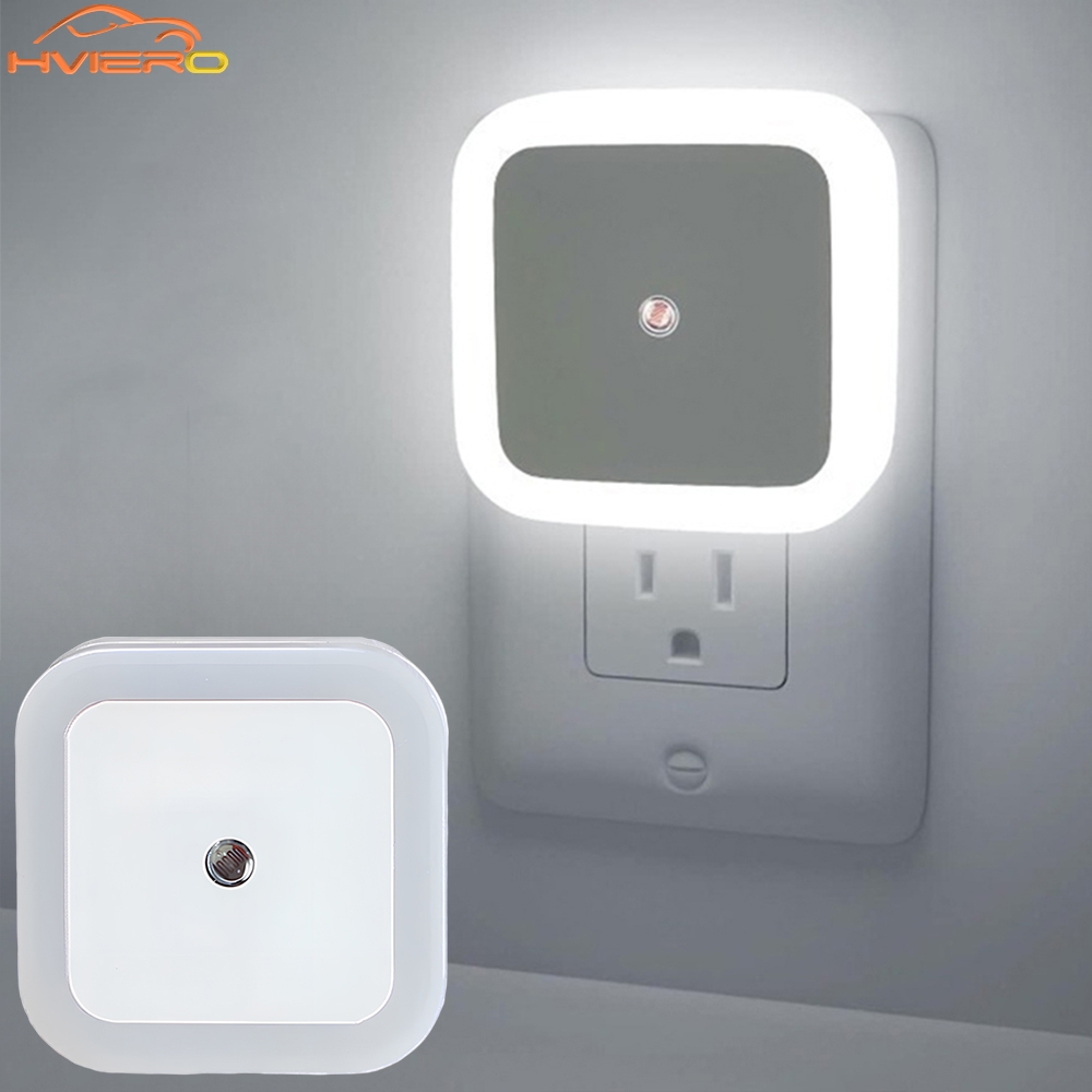 Floating Nightstand With Led Light - เซ็นเซอร์ไร้สาย LED Night Light EU Plug
