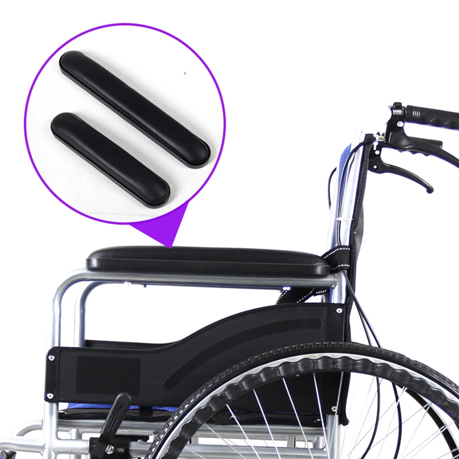 Chairs - แผ่นรองเสริมที่พักแขนเก้าอี้สำนักงาน นุ่มสบาย ทำจากเมมโมรี่โฟม พร้อมปลอกหุ้มหนัง สำหรับเก้าอี้ทำงาน ช่วยลดแรงกดทับ