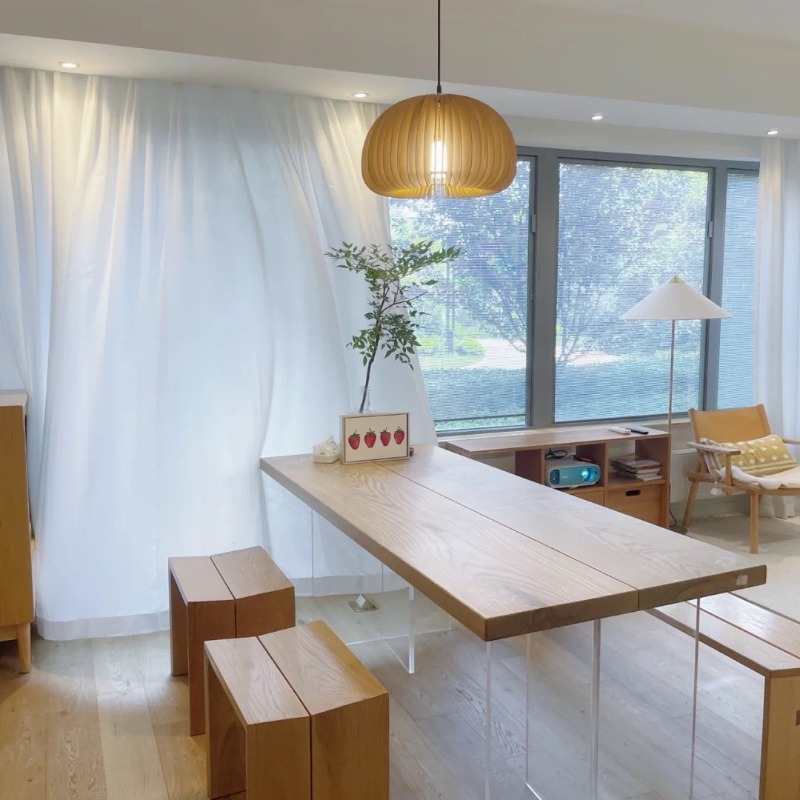 โต๊ะลอยอะคริลิคไม้เนื้อแข็งสไต - Tables บทวิจารณ์และราคา