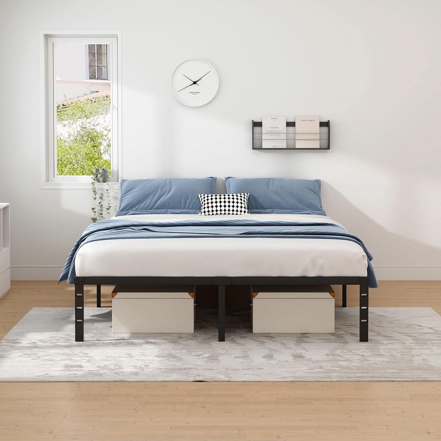 โครงเตียงโลหะ NEW JETO, โครงเต - Canopy Bed Frame Metal Queen บทวิจารณ์และราคา