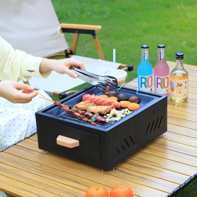 เตาปิ้งย่างถ่านแบบพกพา โครงสี่ - Outdoor Furniture บทวิจารณ์และราคา