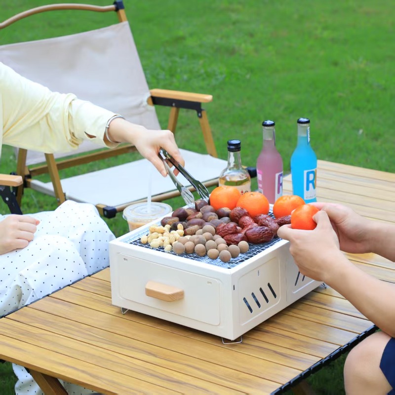 เตาปิ้งย่างถ่านแบบพกพา โครงสี่ - Outdoor Furniture บทวิจารณ์และราคา