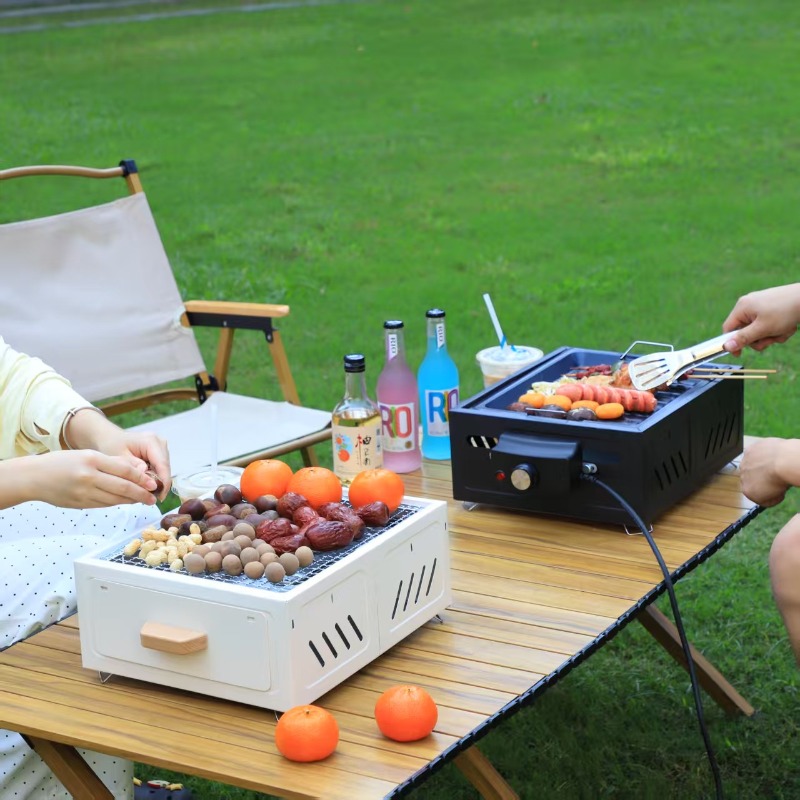 เตาปิ้งย่างถ่านแบบพกพา โครงสี่ - Outdoor Furniture บทวิจารณ์และราคา