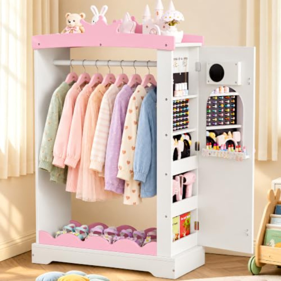 ตู้เสื้อผ้าสำหรับแต่งตัว พร้อม - Full Length Mirror Jewelry Armoire บทวิจารณ์และราคา