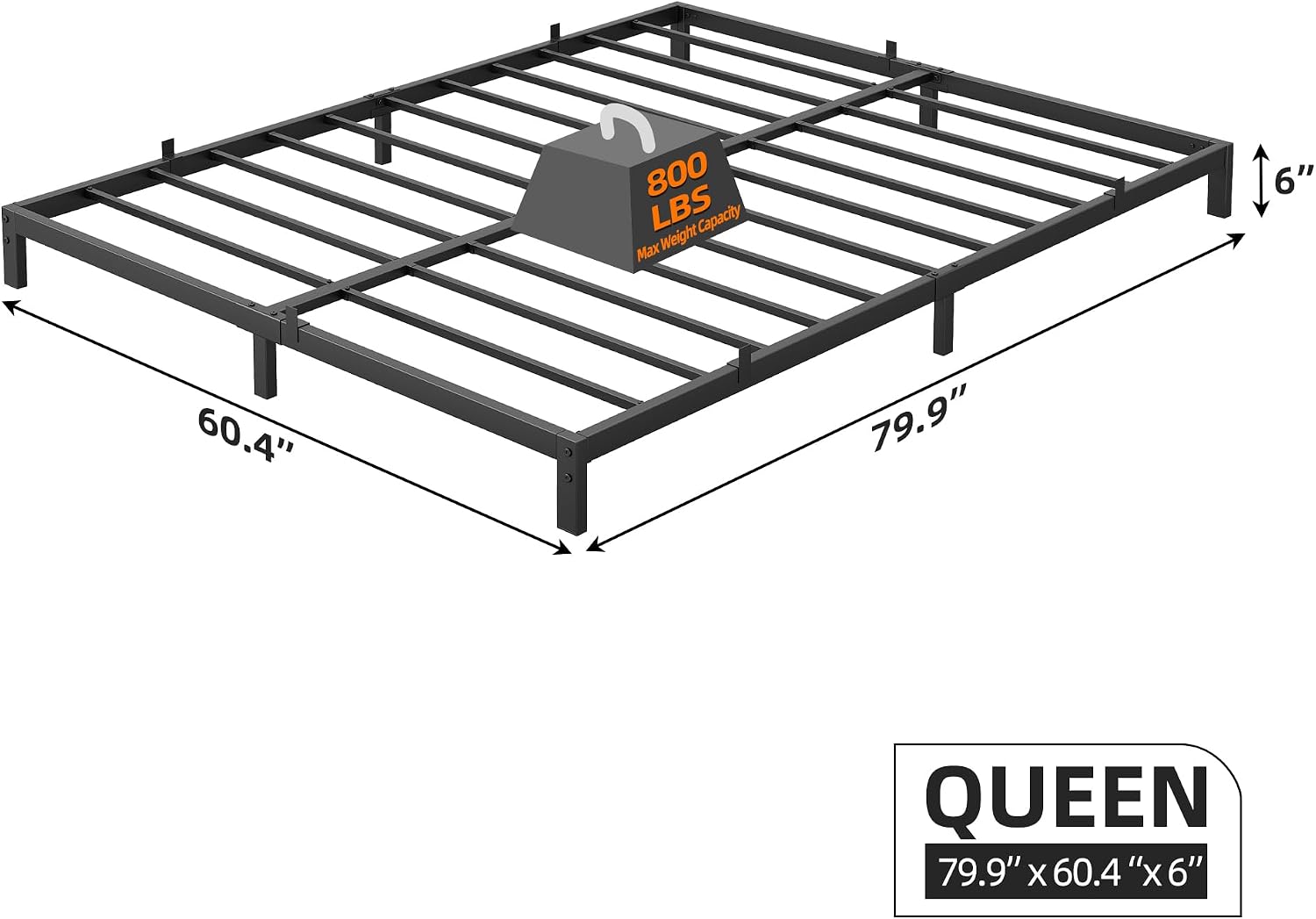 โครงเตียงเหล็กขนาดควีนไซส์ Gar - Canopy Bed Frame Metal Queen บทวิจารณ์และราคา
