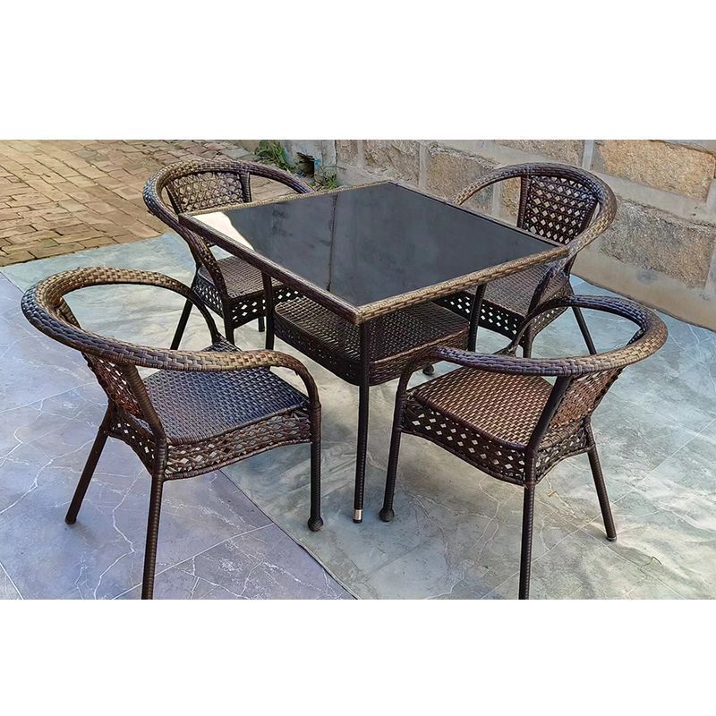 ชุดโต๊ะและเก้าอี้หวายสำหรับกลา - Outdoor Furniture บทวิจารณ์และราคา