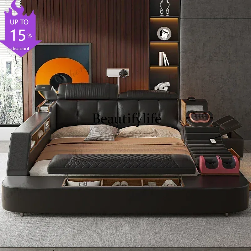 เตียงคิงไซส์สีดำ รุ่น A182 พร้ - King Size Bed Frame With Storage Drawers บทวิจารณ์และราคา