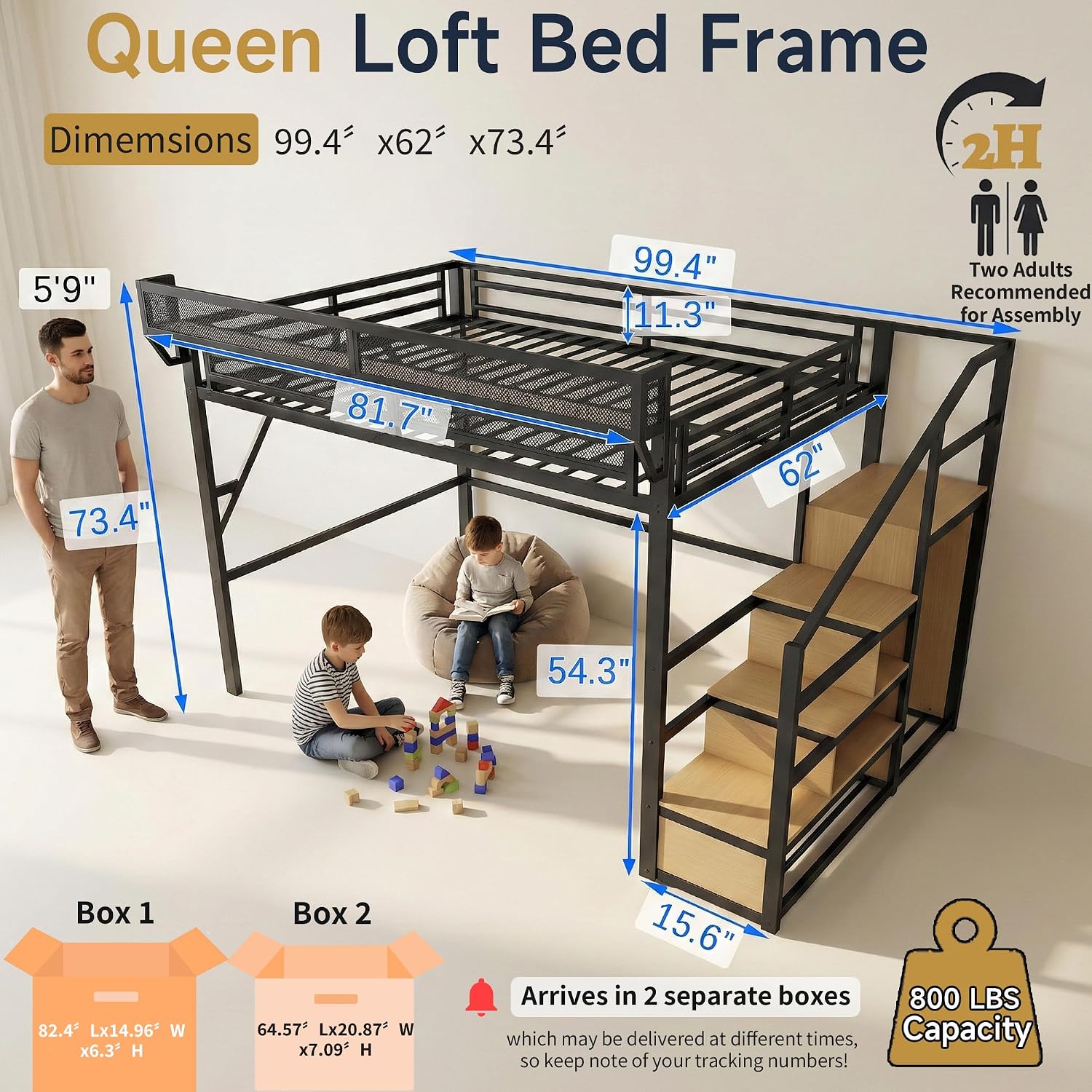 เตียงลอฟท์ขนาดควีนไซส์พร้อมบัน - Canopy Bed Frame Metal Queen บทวิจารณ์และราคา