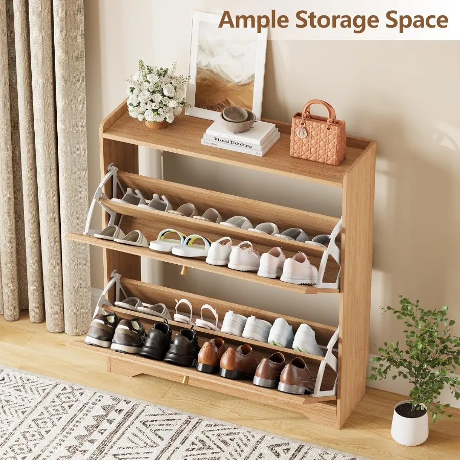 ตู้เก็บรองเท้าดีไซน์ทันสมัย พร - Shoe Rack Cabinet Narrow Entryway บทวิจารณ์และราคา