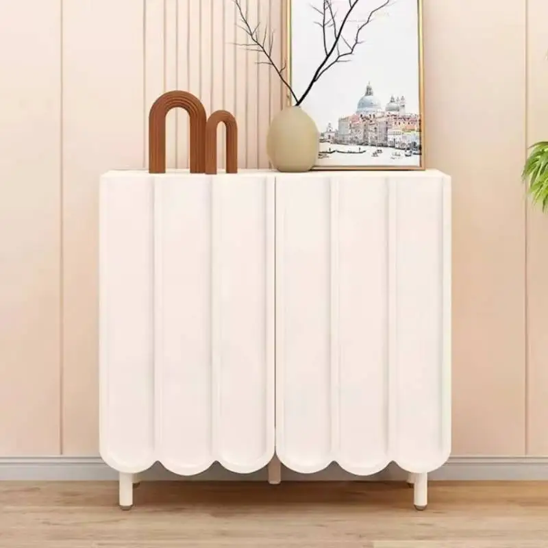 ตู้รองเท้าสีขาวสไตล์มินิมอลสไต - Shoe Rack Cabinet Narrow Entryway บทวิจารณ์และราคา