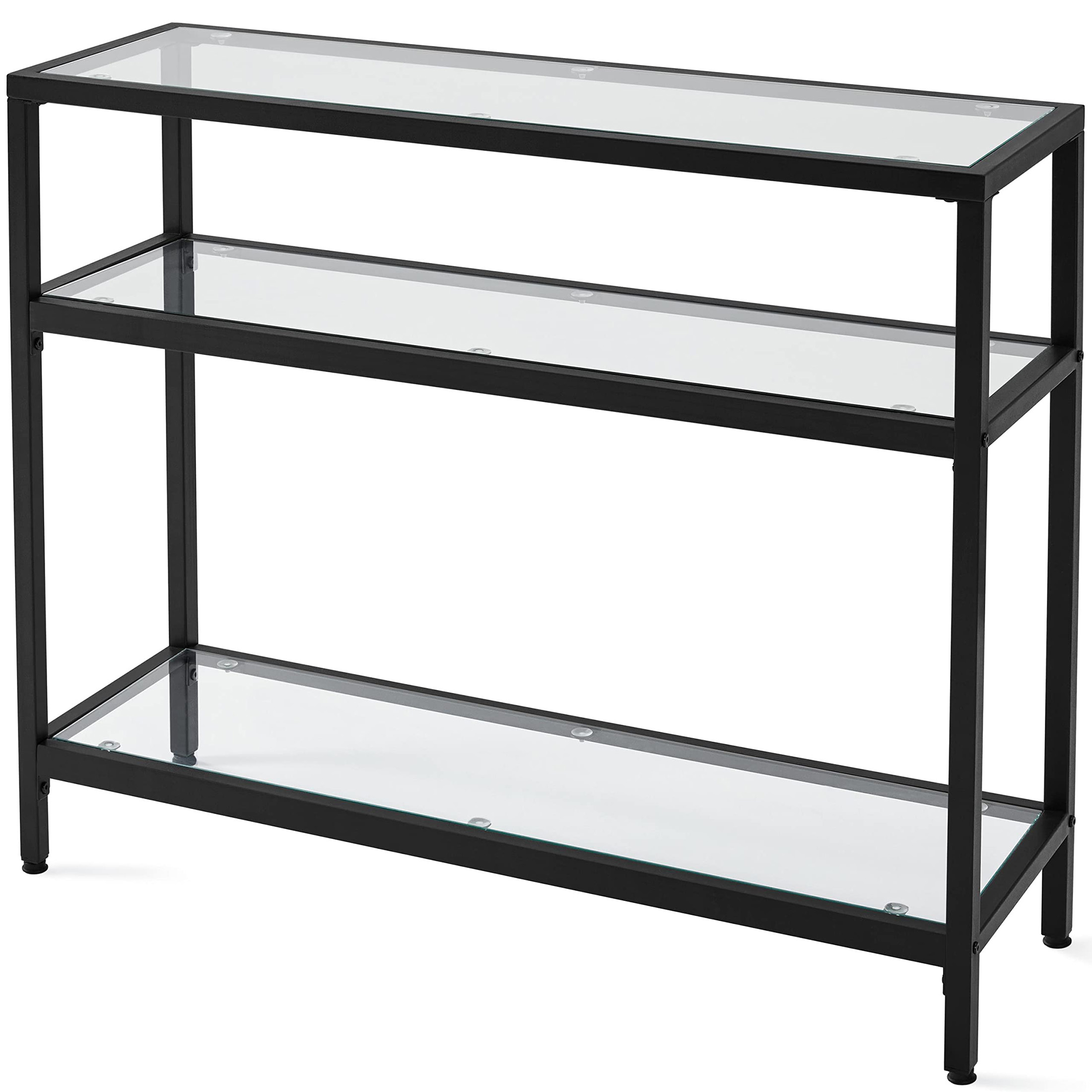 โต๊ะคอนโซล โครงโลหะและกระจกนิร - Tables บทวิจารณ์และราคา