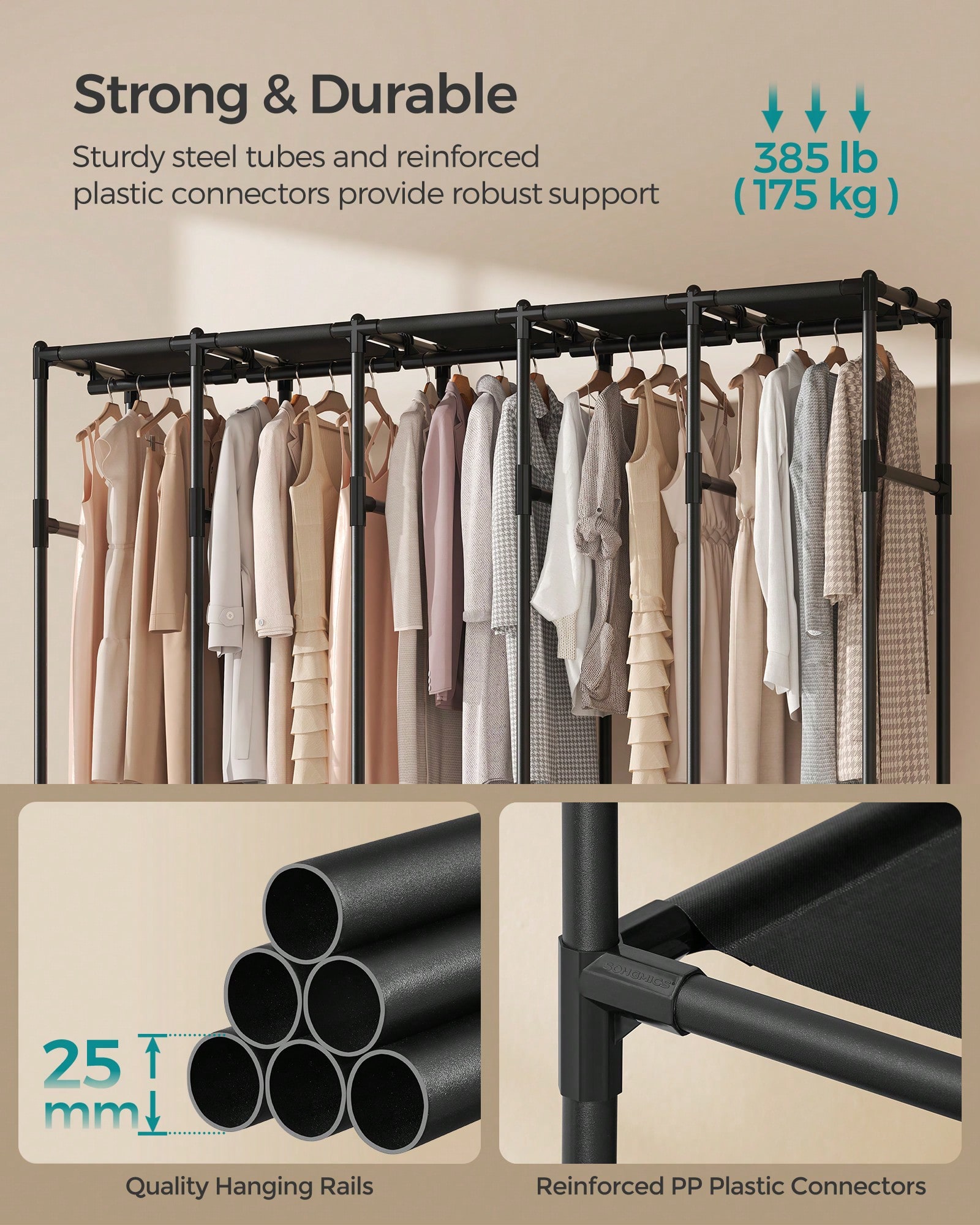 ตู้เสื้อผ้าแบบพกพาสำหรับงานหนั - Wardrobe Closet Portable Fabric Cover บทวิจารณ์และราคา