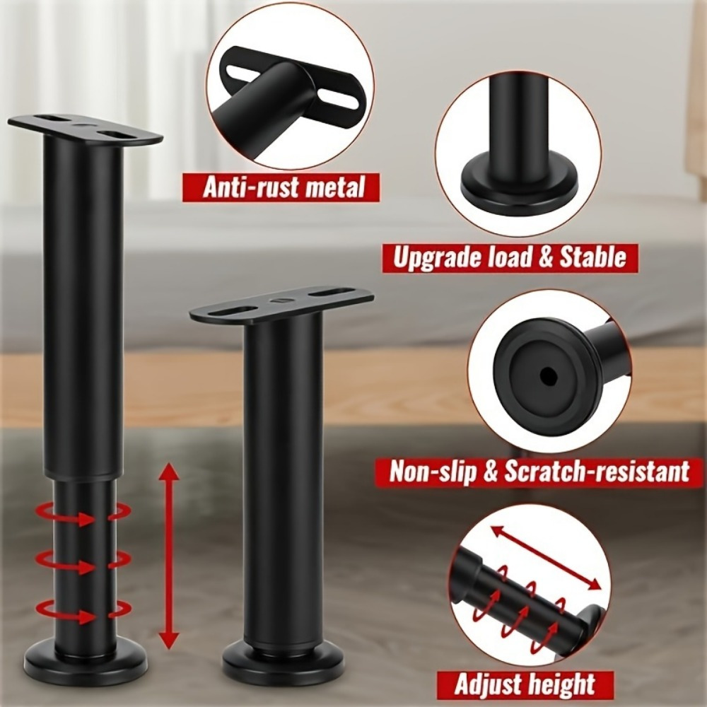 ช่วงความสูงที่ปรับได้: ขารองรั - Canopy Bed Frame Metal Queen บทวิจารณ์และราคา